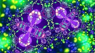 Fractal Green Desktop Background Wallpaper