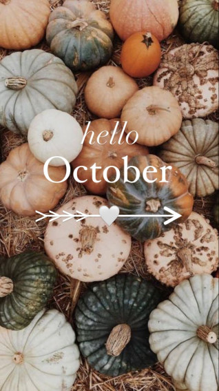 Hello October Wallpaper iPhone