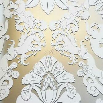Silver Metallic Wallpaper All New