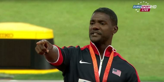 Justin Gatlin Babaimage