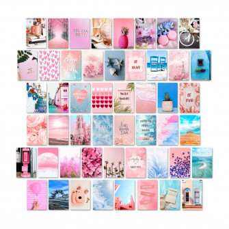 Amazon Koozto Wall Collage Kit 50pcs Inches Pink And