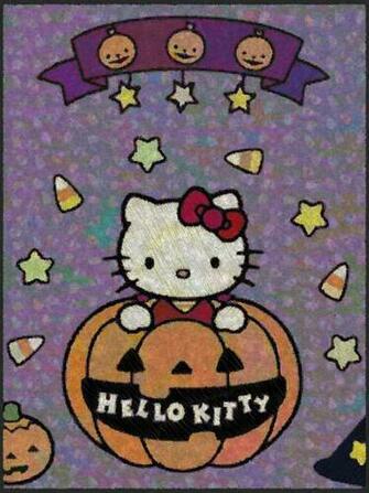 Hello Kitty Kittyrulez Halloween iPad Wallpaper2 Boooh