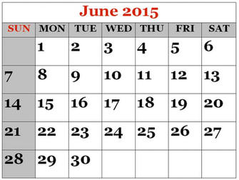 Desktop Wallpaper Calendar June