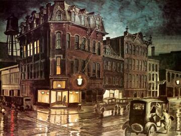 Jlm Charles Burchfield Rainy Night Buffalo Ny