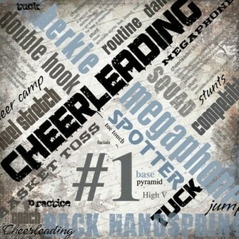 Cheer Stuff Cheerleading A Tee Background Spirit