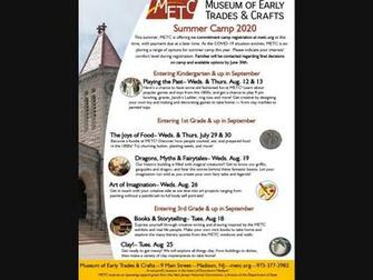 Museum Of Early Trades Crafts Summer Camp In Madison