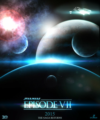 Star Wars Episode Movie Poster Jj Abrams By Splendorent On