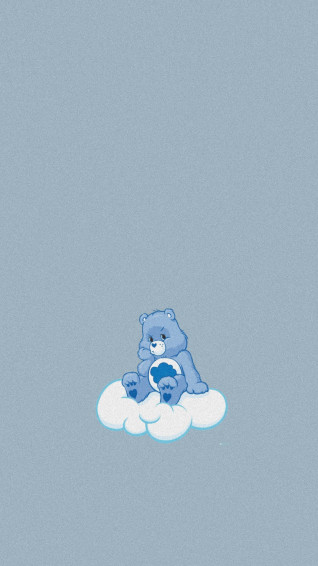 Care Bear Grumpy Wallpaper Cartoon iPhone