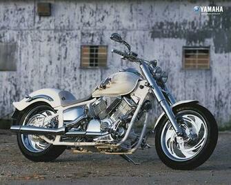 Wallpaper Artistic Yamaha Classic Motorcycle