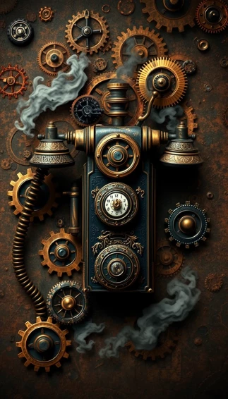 Steampunk Phone Wallpaper