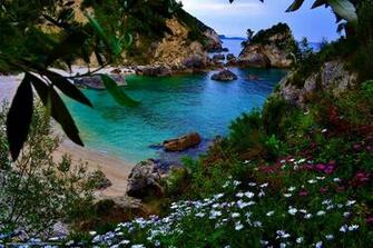 Wallpaper Piso Kryoneri Beach Parga Greece Desktop