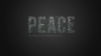 Quotes Text Peace Typography Wallpaper