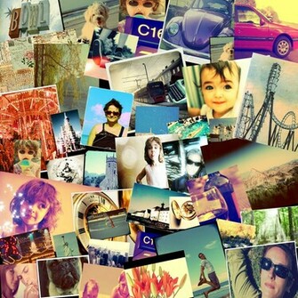 Fashion Collage Background Wallpaper HD Background