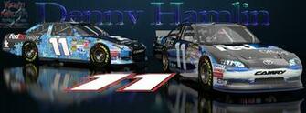 Denny Hamlin Wicked Text Autism Speaks Wallpaper