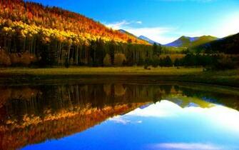 Autumn Lake Fall Nature Lakes HD Desktop Wallpaper