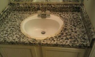 Pin Faux Marble Countertops With Paper Illusion Wallpaper