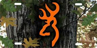 Camo Browning Symbol Plate