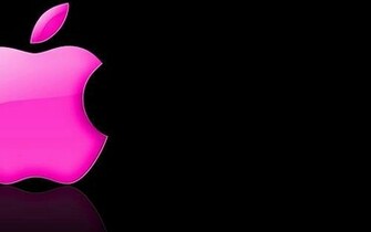Apple Pink Black Wallpaper Picture