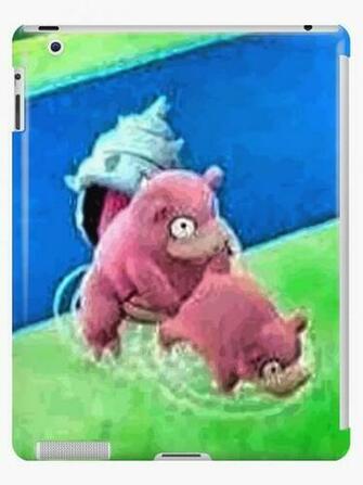 Pokemon Go Bang Slowbro Slowpoke Meme iPad Case Skin By Omni