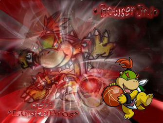 Wallpaper Shrooms Bowser Jr