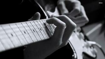 Playing The Guitar Wallpaper Wide HD