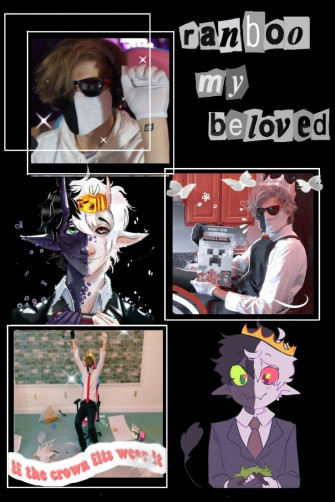 Bleck Ranboo Themed Wallpaper