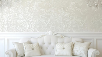 White Pattern Wallpaper