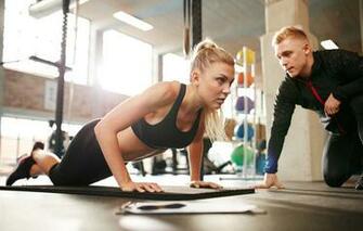 Fitness Workout Pushups Coach Wallpaper Sports