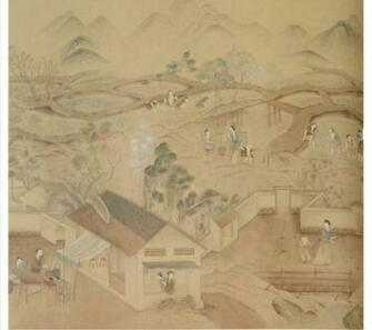 Antique Historical Hand Made Non Woven Chinese Style Wallpaper