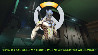 Overwatch Genji Portrait Wallpaper X