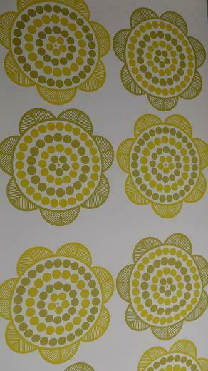 Daisy Hand Printed Wallpaper By Sharon Jane Notonthehighstreet