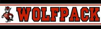 North Carolina State Wolfpack Wallpaper Border