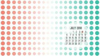 July Desktop Calendar All Things Pretty