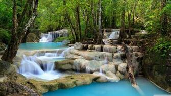 Tropical Waterfall 4k HD Desktop Wallpaper For Ultra Tv