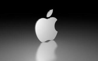 3d Apple Logo Wallpaper Stock Photos