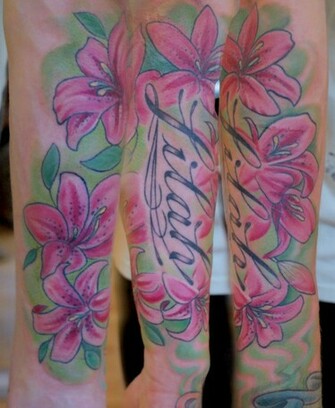 Stargazer Lily Tattoo Is Wallpaper Picswallpaper