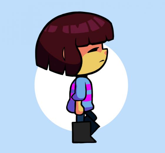 Undertale Frisk Walk By Undead Niklos On Okeyshare