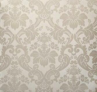 Damask Wallpaper Grey Traditional By