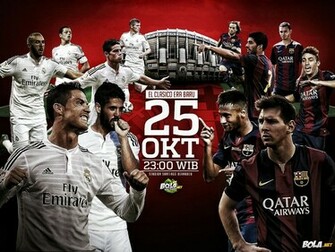 Bola Net Wallpaper Real Madrid Vs Barcelona
