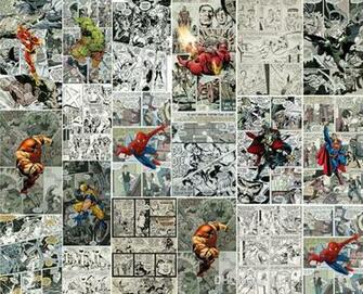 Marvel Comics Wallpaper Wall Mural 3d For Walls Kids