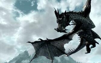 Wallpaper Dragon Flying