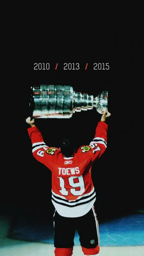 This Is Jonathan Toews With The Stanley Cup That He Has Won Three