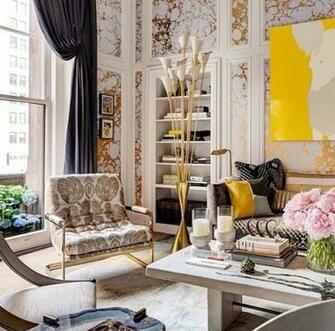 Calico Wallpaper Interiors