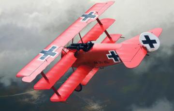 Wallpaper Art Ww1 Aviation Biplane Airplane Red Baron Image