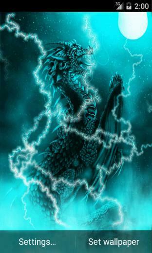 Press Menu Wallpaper Live Dragon Of Light