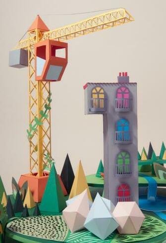 Paper Craft Wallpaper By Ink Studio Strictlypaper