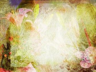 Vintage Flower Desing Template For Powerpoint Presentations