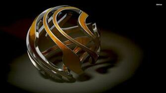 Your Nexus Wallpaper Golden Sphere 3d Jpg
