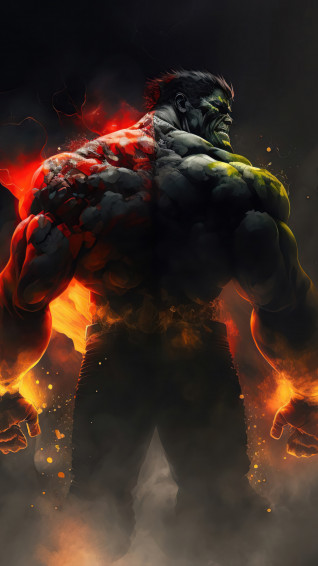 Hulk Burning Dc Comics Wallpaper 4k HD Pc 7570i
