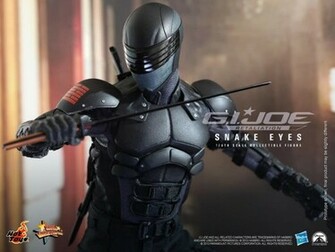 Hot Toys Gi Joe Retaliation Snake Eyes HD Desktop Wallpaper